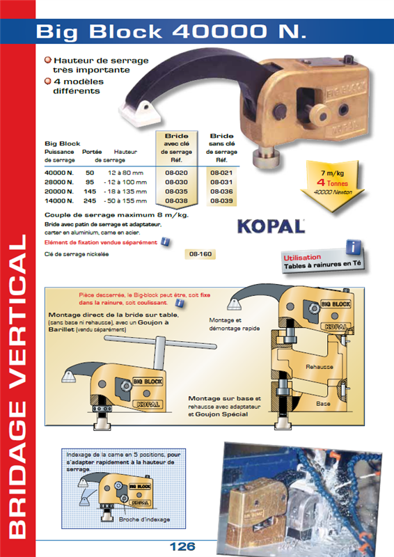 Big block 40000 N kopal
